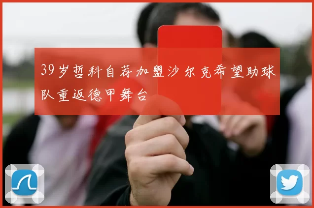 39岁哲科自荐加盟沙尔克希望助球队重返德甲舞台